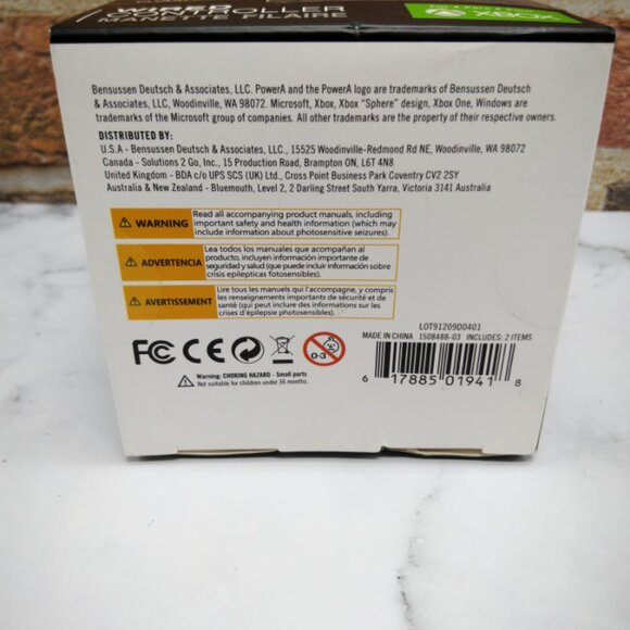 PowerA Xbox One Wired Controller Night Cloud Camo Blue Black - Picture 5 of 5